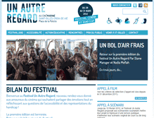 Tablet Screenshot of festivalunautreregard.com